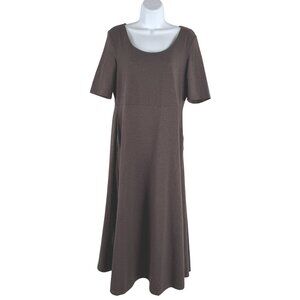 Pact Brown Maxi Dress